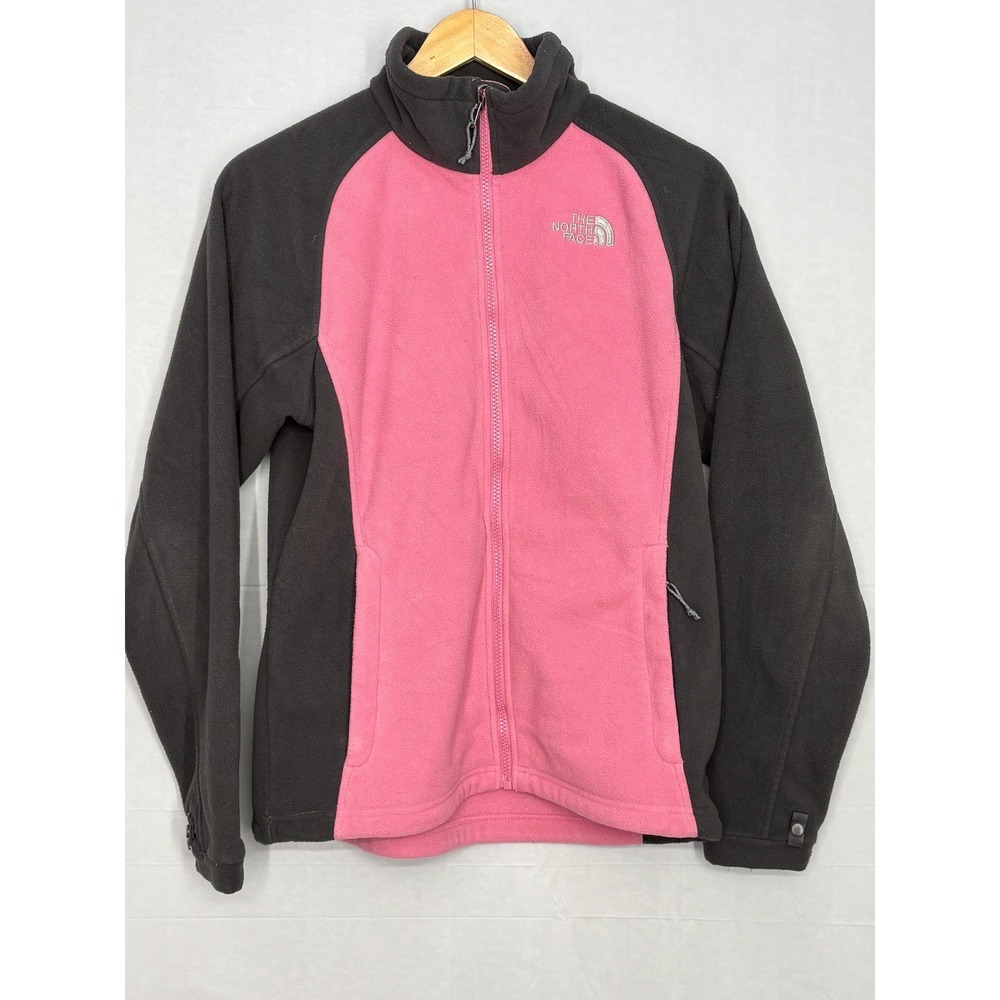 The North Face Denali‎ Fleece Jacket Full Zip Outdoor Warm Women's Pink Black M